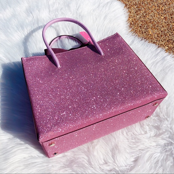 kate spade Bags Kate Spade Pink Glitter Shopper Bag Poshmark